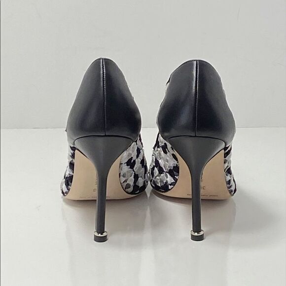 Manolo Blahnik Hangisi 105 Embellished Embroidered Pumps size 36 - Picture 5 of 14